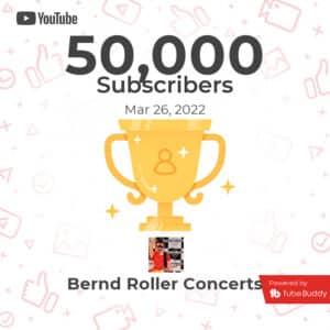 50.000 YouTube Subscribers